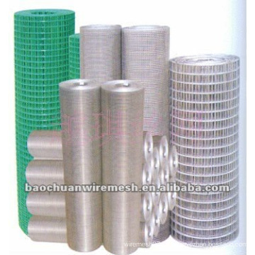 Paneles de malla de alambre de PVC Baochuan con curvas